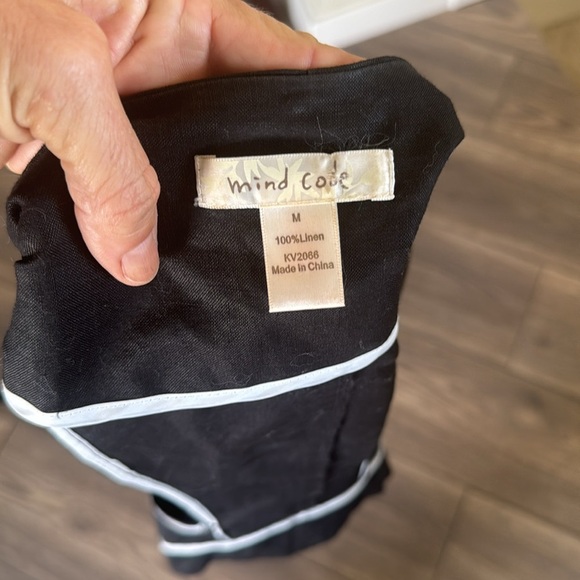 Linen black sexy funky open vest size medium - Picture 12 of 12